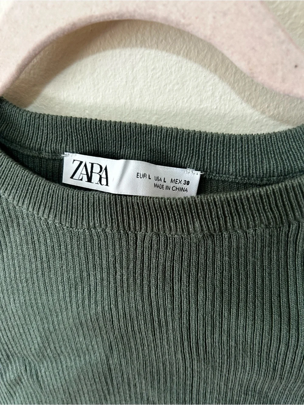 Zara ribbed knit